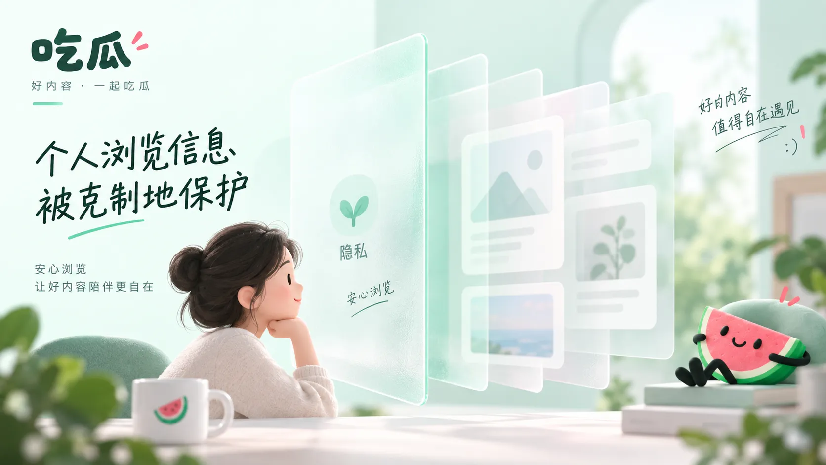 网站隐私与浏览器数据视觉图